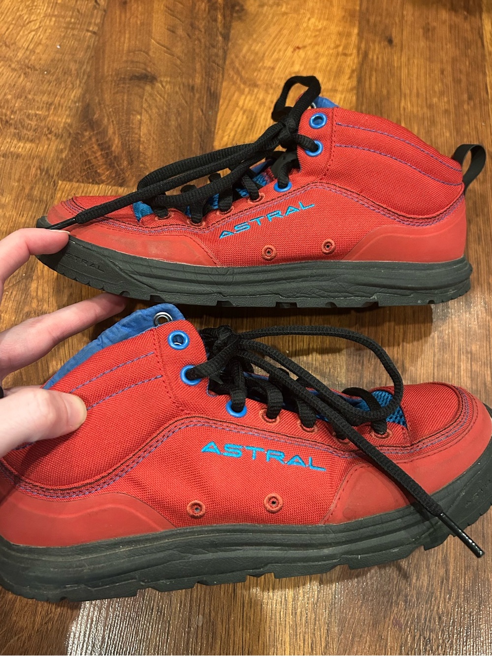 Astral Rassler 2.0 Water Shoes Red Mens 5.5 Women’s 6.5 Paddling Unisex QuickDry
